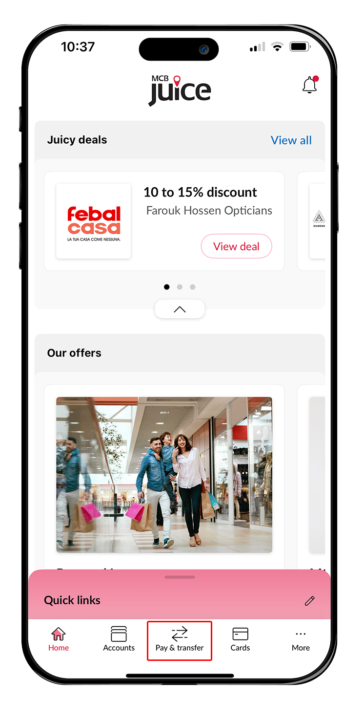 Totelepep Acount Deposit